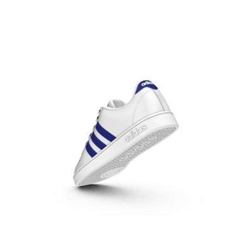 adidas jongens sneaker wit blauwe streep|Adidas BASELINE K .